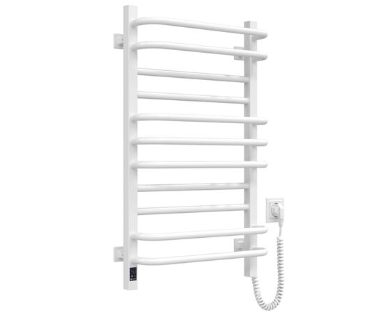 Сушарка для рушників Navin Грандіс, 800х480х161мм, таймер-регулятор, сталь, білий, праве підключення (12-108053-4880)