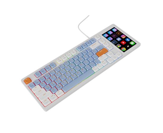 Клавиатура Ajazz AKP815 RGB Red Switch USB UA White/Blue (AKP815-R-WBO), изображение 5