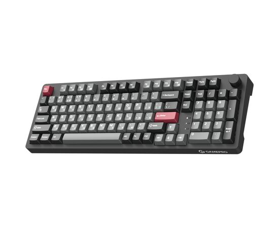 Клавиатура GamePro Asgard Drakkar Keychron Super Red Switch Wireless/Bluetooth/USB UA Black (MK305BK), изображение 2