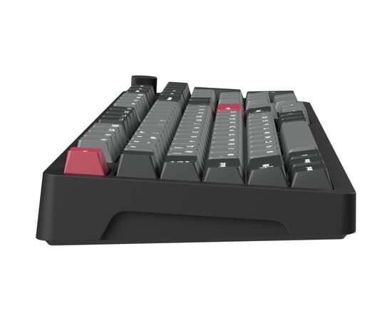 Клавиатура GamePro Asgard Drakkar Keychron Super Red Switch Wireless/Bluetooth/USB UA Black (MK305BK), изображение 3
