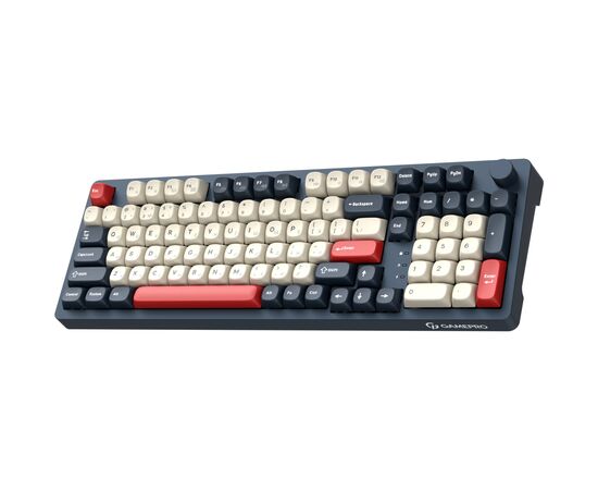 Клавиатура GamePro Asgard Drakkar Keychron Super Red Switch Wireless/Bluetooth/USB UA Blue (MK305BL), изображение 2