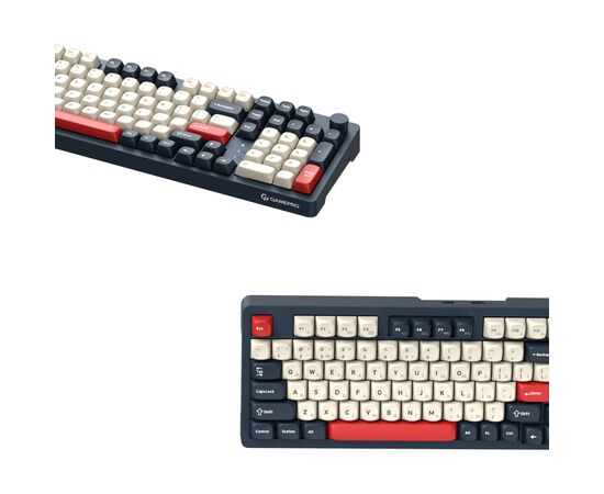 Клавиатура GamePro Asgard Drakkar Keychron Super Red Switch Wireless/Bluetooth/USB UA Blue (MK305BL), изображение 4