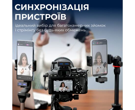 Мікрофон Boya LINK 3-01 Type-C/TRS/Lightning Black (LINK 3-01), зображення 12