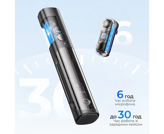 Микрофон Boya Magic-02 Type-C/Lightning Black (Magic-02), изображение 6