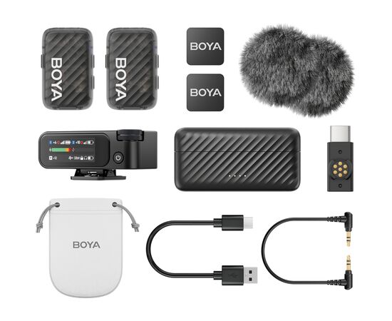 Микрофон Boya MIC 2-02 Type-C/TRS Black (MIC 2-02), изображение 2