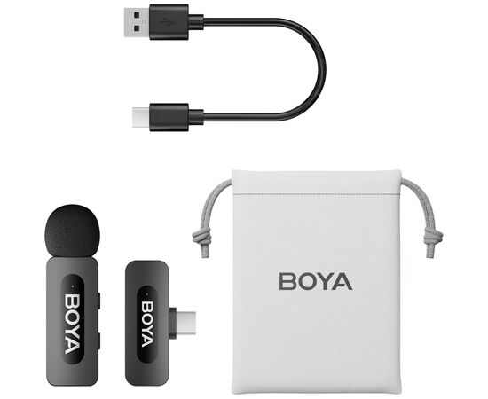 Мікрофон Boya BY-V10 Type-C Black (BY-V10), зображення 2