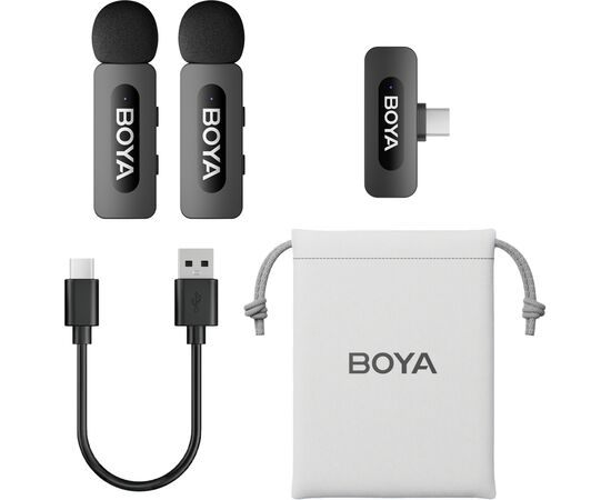 Мікрофон Boya BY-V20 Type-C Black (BY-V20), зображення 2