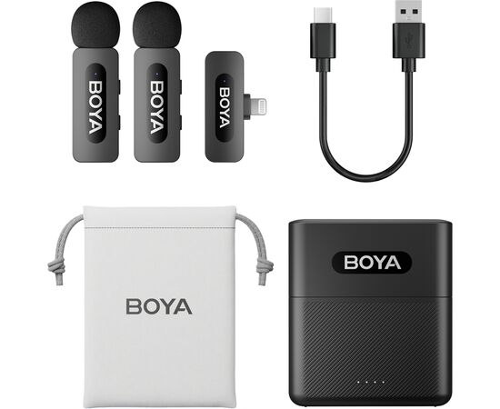 Микрофон Boya BY-V3 Lightning Black (BY-V3), изображение 2