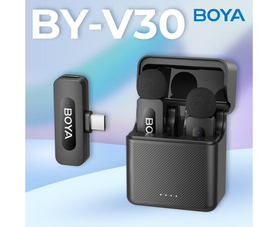 Мікрофон Boya BY-V30 Type-C Black (BY-V30), зображення 5