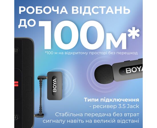Микрофон Boya BY-V35 3,5 мм/TRS Black (BY-V35), изображение 9