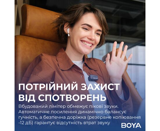Микрофон Boya mini-12 Type-C/Lightning Black (mini-12), изображение 12