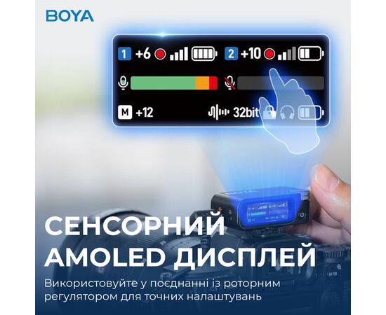 Микрофон Boya mini-12 Type-C/Lightning Black (mini-12), изображение 8