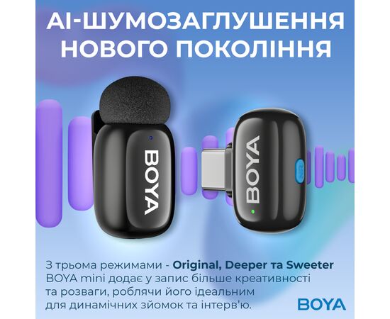 Микрофон Boya mini-14 Type-C Black (mini-14), изображение 8