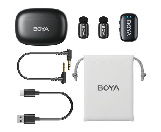 Микрофон Boya mini-18 3,5 мм/TRS/Type-C Black (mini-18), изображение 2