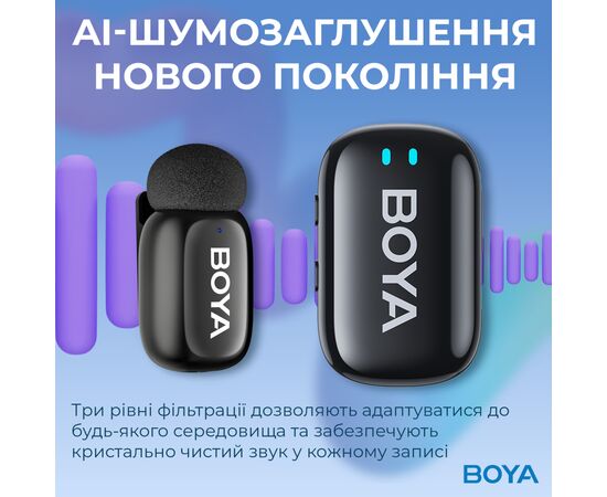 Микрофон Boya mini-18 3,5 мм/TRS/Type-C Black (mini-18), изображение 8