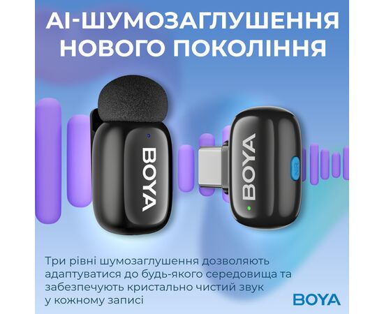 Мікрофон Boya mini-23 Type-C Black (mini-23), зображення 7