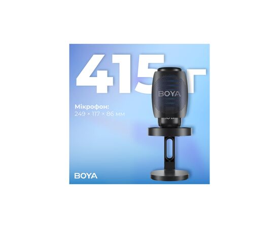 Микрофон Boya K3-02 RGB Type-C/3,5 мм Black (BOYA K3-02), изображение 10