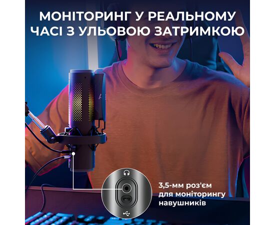 Мікрофон Boya K9 RGBType-C/3,5 мм Black (BOYA K9), зображення 12