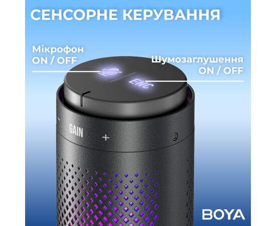 Мікрофон Boya K9 RGBType-C/3,5 мм Black (BOYA K9), зображення 9