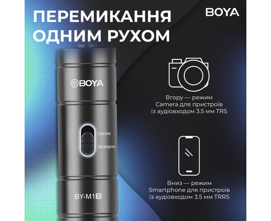 Микрофон Boya BY-M1S Black (BY-M1S), изображение 6