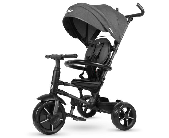Детский велосипед QPlay Rito Star Black складаний триколісний (S380-11RitoStarBlack)