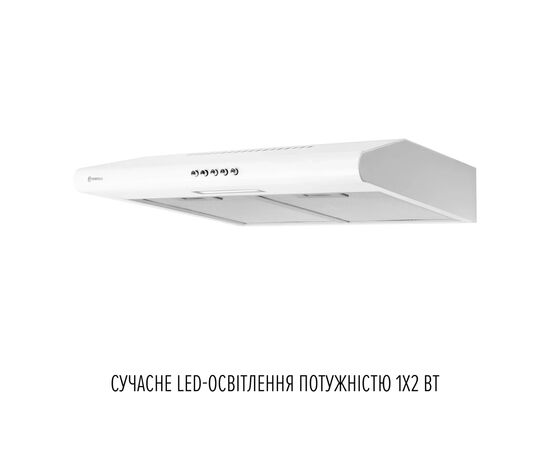 Вытяжка кухонная Perfelli CLIO 6 DM BIANCO, изображение 4