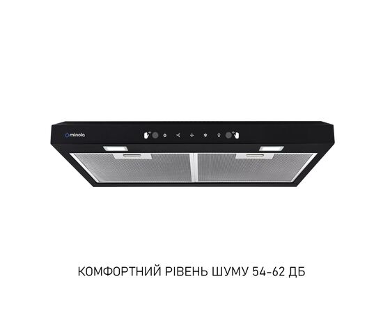 Витяжка кухонна Minola HPLS 612 BL, зображення 2