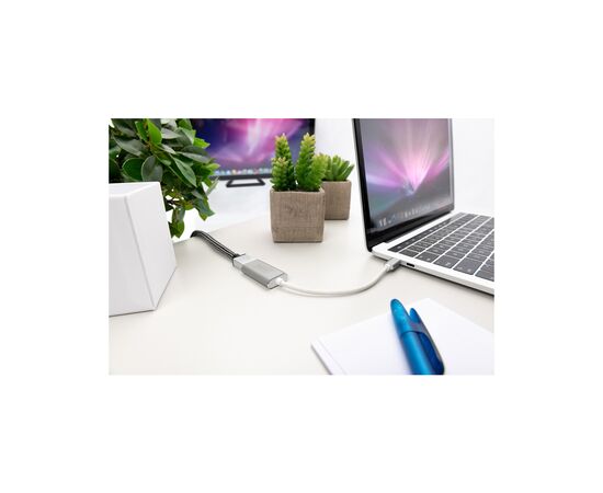 Перехідник USB-C to HDMI F 0.2m UHD 4K Digitus (DA-70836), зображення 2