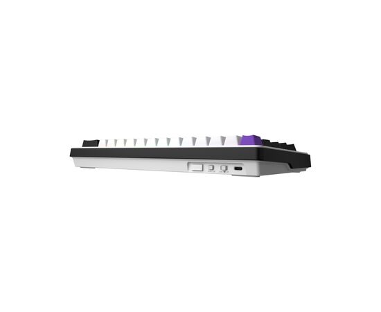 Клавіатура Hator Hellyberry HK60 Mechanical Linear RGB Wireless/Bluetooth/USB UA White/Violet (HK60_wireless), зображення 3
