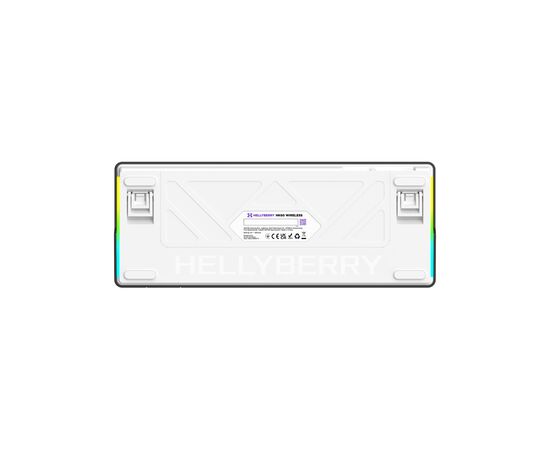 Клавіатура Hator Hellyberry HK60 Mechanical Linear RGB Wireless/Bluetooth/USB UA White/Violet (HK60_wireless), зображення 4