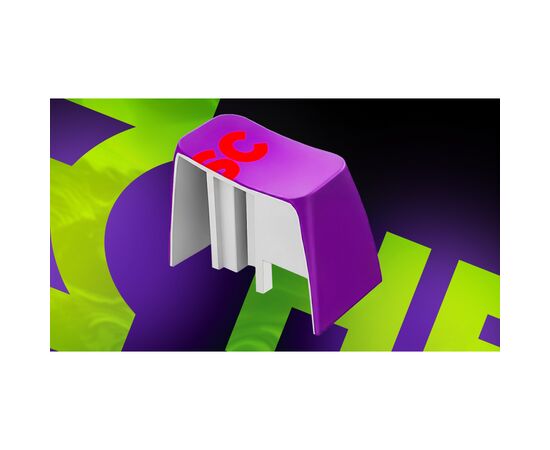 Клавіатура Hator Hellyberry HK60 Mechanical Linear RGB Wireless/Bluetooth/USB UA White/Violet (HK60_wireless), зображення 8