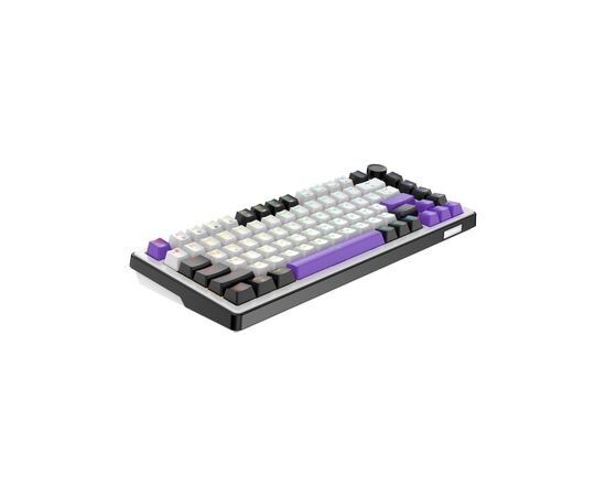 Клавиатура Hator Hellyberry HK75 Mechanical Linear RGB USB UA White/Violet (HK75), изображение 4