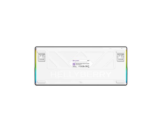Клавиатура Hator Hellyberry HK75 Mechanical Linear RGB USB UA White/Violet (HK75), изображение 7