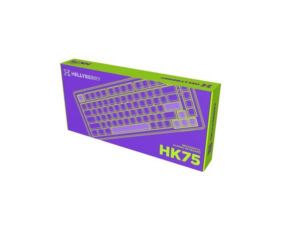 Клавиатура Hator Hellyberry HK75 Mechanical Linear RGB USB UA White/Violet (HK75), изображение 9