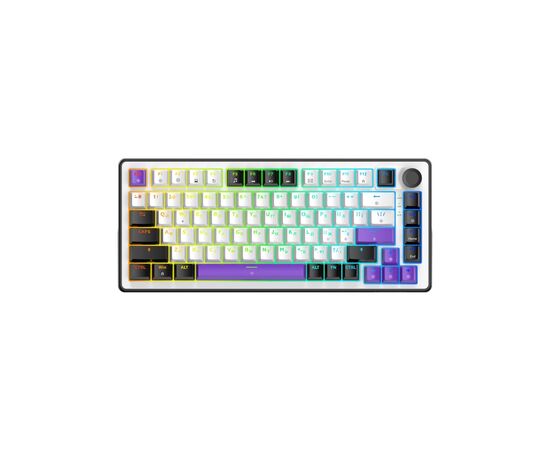 Клавиатура Hator Hellyberry HK75 Mechanical Linear RGB USB UA White/Violet (HK75)