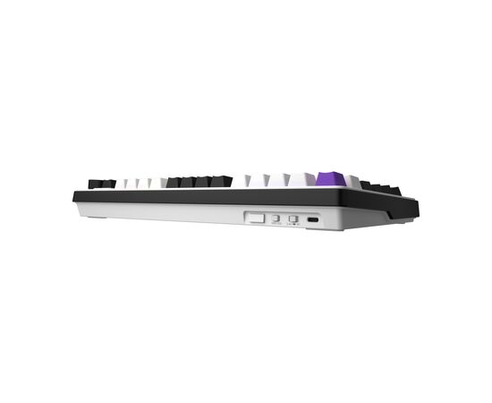 Клавиатура Hator Hellyberry HK75 Mechanical Linear RGB Wireless/Bluetooth/USB UA White/Violet (HK75_wireless), изображение 5