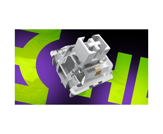 Клавиатура Hator Hellyberry HK75 Mechanical Linear RGB Wireless/Bluetooth/USB UA White/Violet (HK75_wireless), изображение 8