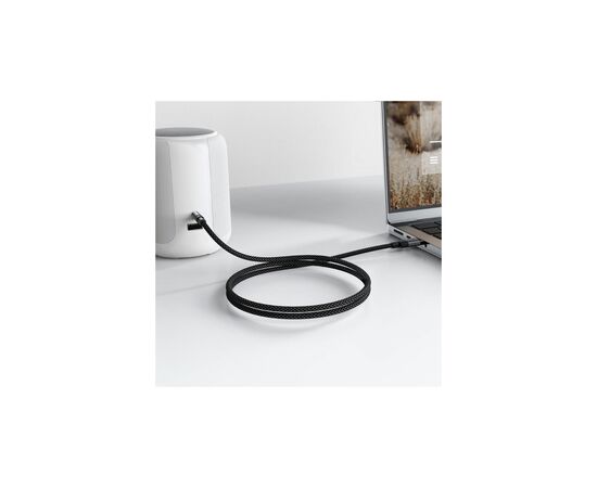 Кабель мультимедийный USB-C to 3.5mm M 0.15m black Acefast (6974316285274), изображение 6