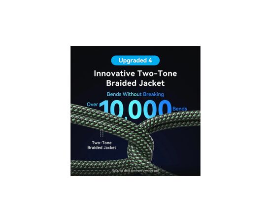 Кабель мультимедийный HDMI M to HDMI micro M 1.0m V2.0 8K 60Hz green VENTION (AGKGF), изображение 6