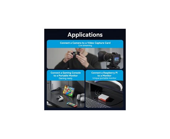 Кабель мультимедийный HDMI M to HDMI micro M 1.0m V2.0 8K 60Hz green VENTION (AGKGF), изображение 8