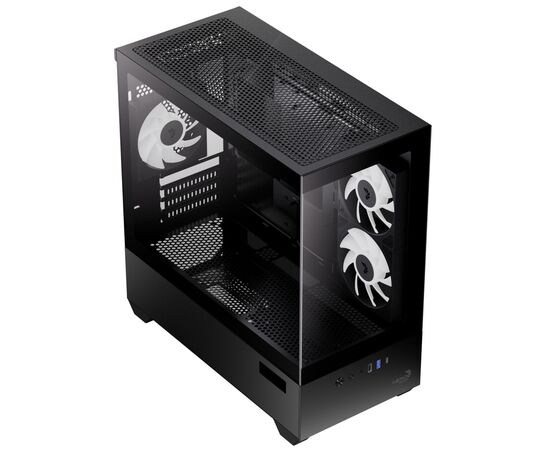 Корпус для ПК AeroCool P300D Digi-G-BK-v1 Black (ACCS-PN05033.11), изображение 5
