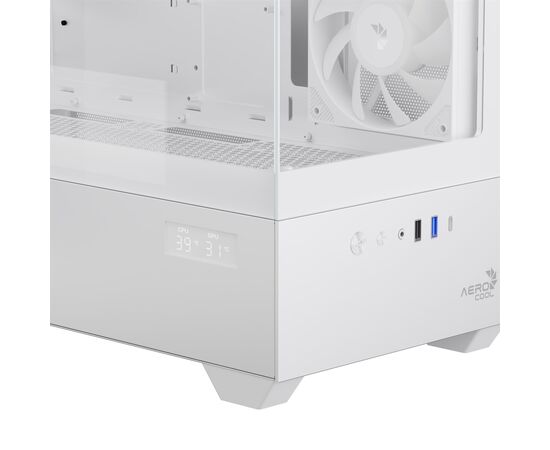 Корпус для ПК AeroCool P300D Digi-G-WT-v1 White (ACCS-PN05033.21), изображение 7