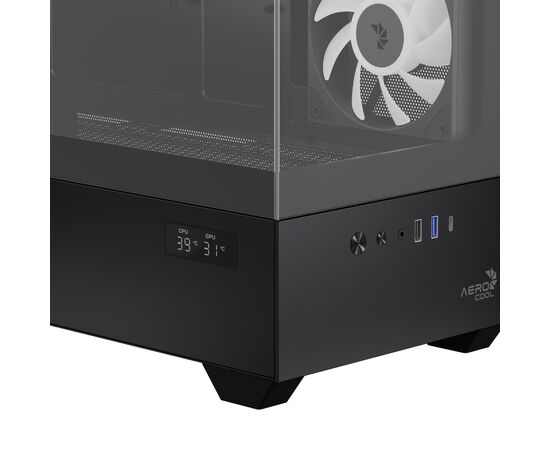 Корпус для ПК AeroCool P500D Digi-G-BK-v1 Black (ACCM-PN07033.11), изображение 7