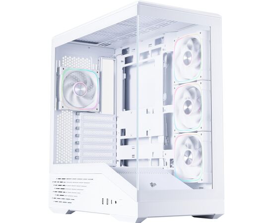 Корпус для ПК 1stPlayer GM7-WH-3FN7R-W-1FN7-W White (GM7-WH-3FN7R-W-1FN7-W)