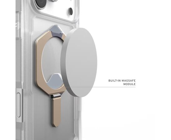 Чехол для мобильного телефона UAG Plasma XTE MagSafe iPhone 17 Pro Max Clear/Titanium (114528114G36), изображение 3