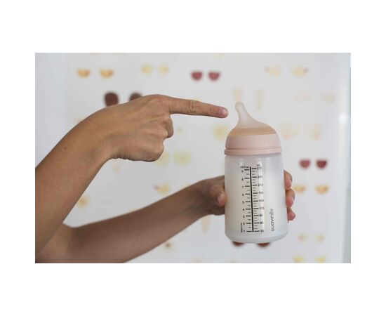 Соска Suavinex ZERO.ZERO антиколікова, інтенсивний потік, бежева, +0 (308455), изображение 4