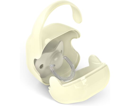 Контейнер для пустышек Suavinex Birdies, світло-жовтий (309133), изображение 2