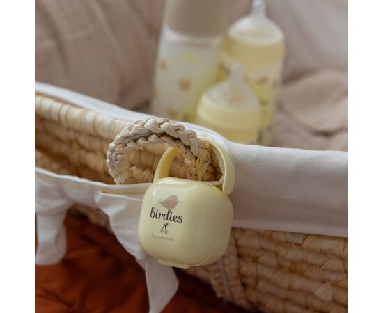 Контейнер для пустышек Suavinex Birdies, світло-жовтий (309133), изображение 4