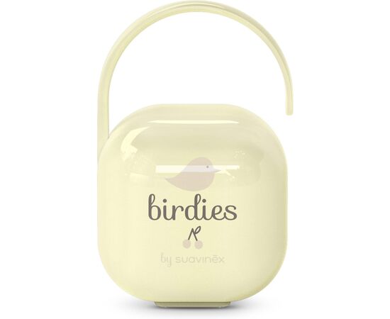 Контейнер для пустышек Suavinex Birdies, світло-жовтий (309133)