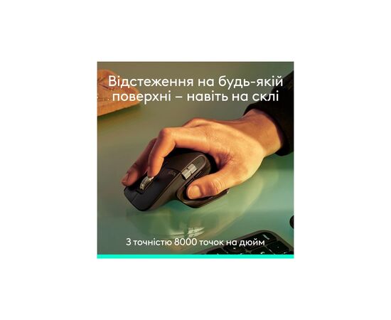 Мишка Logitech MX Master 3S Performance Bluetooth Graphite (910-007501), зображення 2